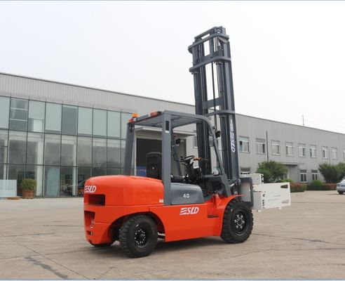 Bride de balle de FD40 4 Ton Diesel Powered Forklift With