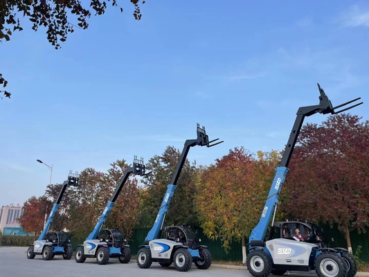 Chargeur télescopique de chariot élévateur de 3 tonnes 7m 14m 17m avec le moteur diesel de CUMMINS