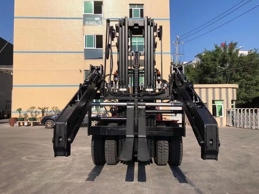 Chariot élévateur lourd de 12 tonnes avec le support adapté aux besoins du client de positionneur de bride de fourchette d'accessoires