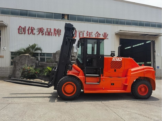 Charge nominale 16000 kg FD160 chariot élévateur lourd avec moteur Yuchai ou CUMMINS