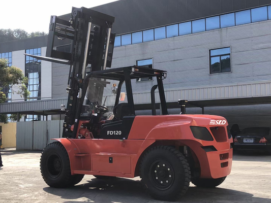 12 tonnes 3000 mm positionneur de fourche de levage de hauteur de levage de chariot élévateur lourd
