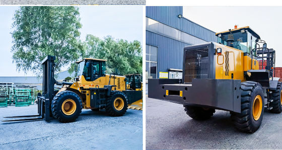 Déplacement latéral de chariot élévateur robuste rouge orange pour un mouvement souple et précis