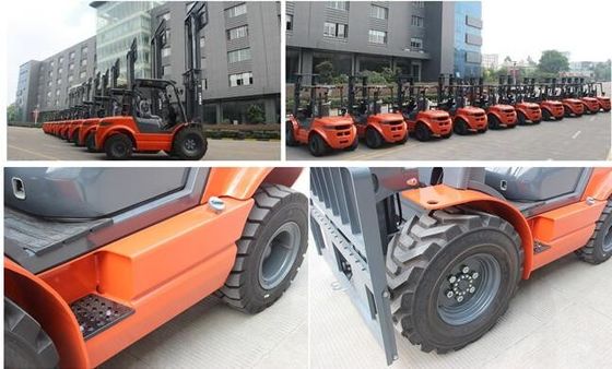 Contre-balancez 4WD 4X4 2,5 tonnes de 3000mm de chariot élévateur de terrain accidenté