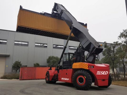 Container d'empilage de la gare du terminal 45 tonnes avec moteur Cummins QSM11-330
