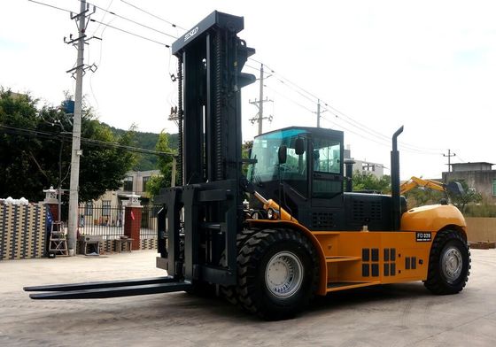 42 tonnes de capacité de charge élevée, chariot élévateur lourd avec fixation de broche de pneu