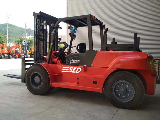 Mât de FD120 3000mm soulevant 12000kgs 12 Ton Heavy Fork Lift Truck