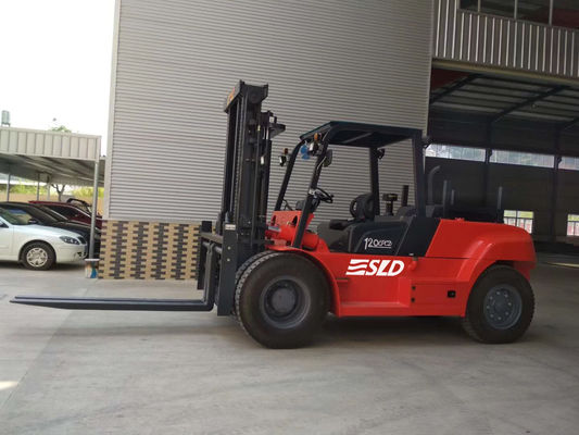Mât de FD120 3000mm soulevant 12000kgs 12 Ton Heavy Fork Lift Truck