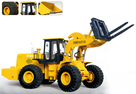 mât de 175kw 3430mm 23 tonnes soulevant le chargeur de chariot élévateur de bloc