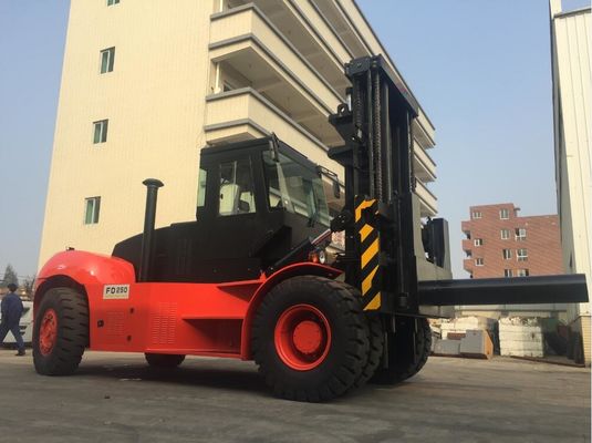 4 manière FD250 directionnel 1200mm 25 Ton All Terrain Forklift Truck