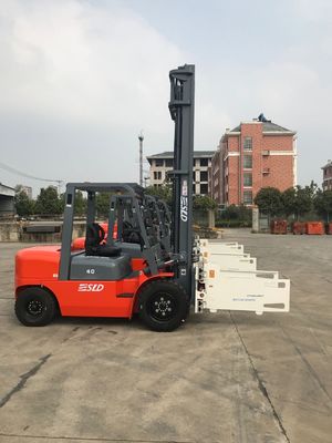 mât de 6m soulevant la machine de 8k 4 Ton Pallet Diesel Forklift Truck