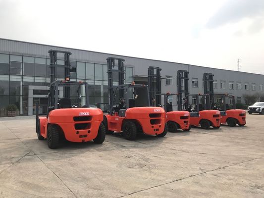 FD70 6m 7 Ton Diesel Forklift Truck With plein Triplex libre