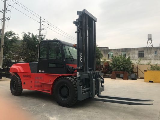 Le diesel d'ascenseur de conteneur a exploité le camion de 16 Ton Heavy Lift Forklift For