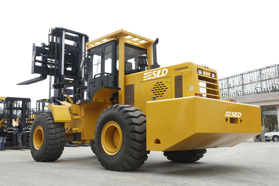 chariot élévateur mâté de terrain accidenté du mât 25T de 3000mm pour des sites de mine