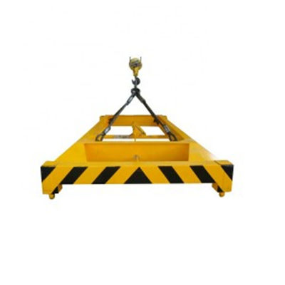 Attachement de levage de conteneur de chariot élévateur semi automatique d'écarteur