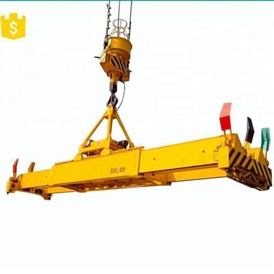 Attachement de levage de conteneur de chariot élévateur semi automatique d'écarteur