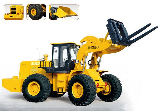 16t Front End Forklift Wheel Loader pour manipuler le marbre