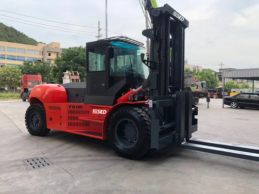livres 18 de la TONNE FD180 du mât 36000 de 3.5m de machine résistante de chariot élévateur