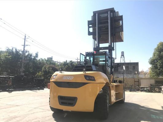 Chariot élévateur résistant d'entrepôt 20 tonnes 32 tonnes de manipulation matérielle de conteneur