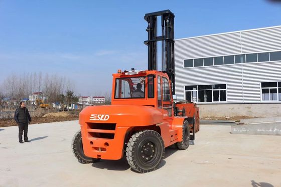 Étape multi à moteur diesel 10 Ton Forklift 1520x175x85mm